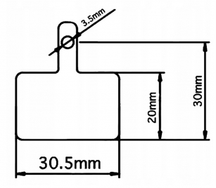 SHIMANO B05S OKŁADZINY KLOCKI HAMULCA ŻYWICZNE